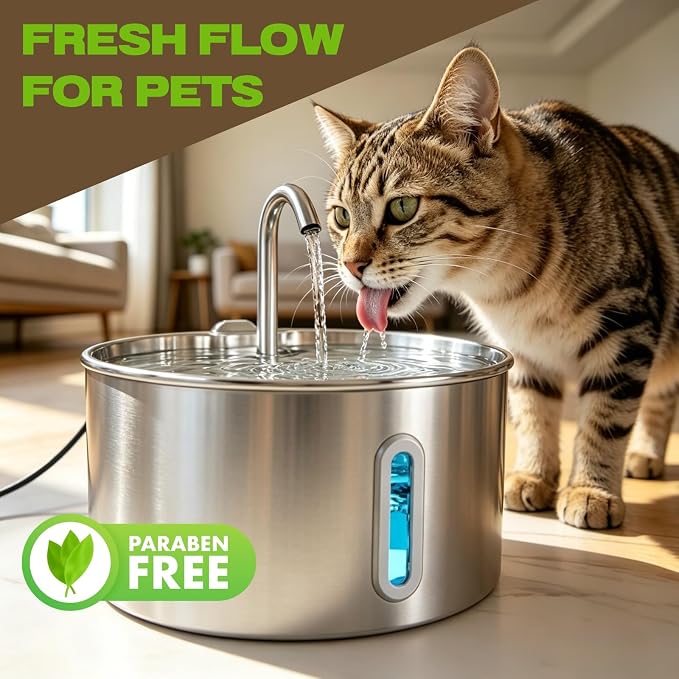 KOOGMOON Official 12 Pcs Replacement Automatic Cat Water Fountain Filters | 6 Filters & 6 Pump Filter Sponges, Compatible with GIOTOHUN/HOOISE/ATMZIQXR/UMOCUOY/IHOUONE Pet Water Fountain, 3 Months Set