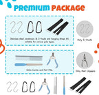 Dog Grooming Hammock Harness, Hanging Sling Restraint for Nail Clipping | Small to Medium Dogs & Cats, with Nail Clipper and Comb Pet Grooming Hammock Kit
