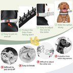 Mayerzon Martingale No Pull Collar for Medium Large Dogs | Grey, L | Patented Anti Pull Dog Collar with Buckle for Walking Training, Reflective Stitching, Neoprene Padding, Adjustable, Sturdy