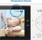 VTech Baby Monitor No WiFi with 2 Cameras – 19-Hour Battery, Patrol Mode for Twins & Two Rooms, 1000ft Range, Auto Night Vision, Two-Way Talk, Temperature Sensor | VM819-2