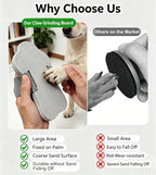 Dog Nail Scratch Board with Hand Strap for Small Medium Large Pets | Portable Non-Slip EVA Dog Nail File Scratcher Board, Stress-Free Silent Nail Grinder Trimming Tool, Lightweight