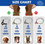 Supet Prong Collar for Dogs, Adjustable Dog Pinch No Pull Training Collar with Quick Release Buckle, Rubber Tips and Extra Links for Small Medium Large Dogs
