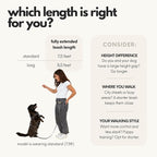 Hands Free Dog Leash with Treat Pouch - Waterproof Cross Body and Waist Leash for Dog Walking and Training with Poop Bag Holder - Cute Walking Accessories