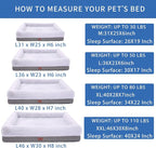 WINDRACING Orthopedic Dog Bed for Medium Dogs, Bolster Sides Dogs Sofa Bed with Removable Washable Cover & Non-Skid Bottom, Soft Pet Bed with Egg Foam Dog Couch for Sleeping, 31 x 25 Inch, Gray
