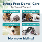 DentaAnimal No Brush Enzymatic Dog Toothpaste Vet Formulated 1.35 oz | Enzymatic Toothpaste for Dogs Easy Application Pet Dental Gel Breath Freshener Cat Toothpaste Dr Dental Wan Made in Japan