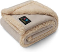 Waterproof Pet Blanket, Liquid Pee Proof Dog Blanket for Sofa Bed Couch, Reversible Sherpa Fleece Furniture Protector Cover for Small Medium Large Dogs Cats, Grey Beige Small（40" x 28"） | waterproof pet blanket sherpa fleece reversible couch cover bed ...