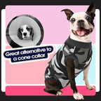 FUAMEY Dog Surgery Recovery Suit, Soft Breathable Neuter Suit for Male Dogs | Post Neuter Surgery Suit, Alternative to Cone of Shame, Wound Care for Dogs, Anti-lick Dog Recovery Suit Camouflage S