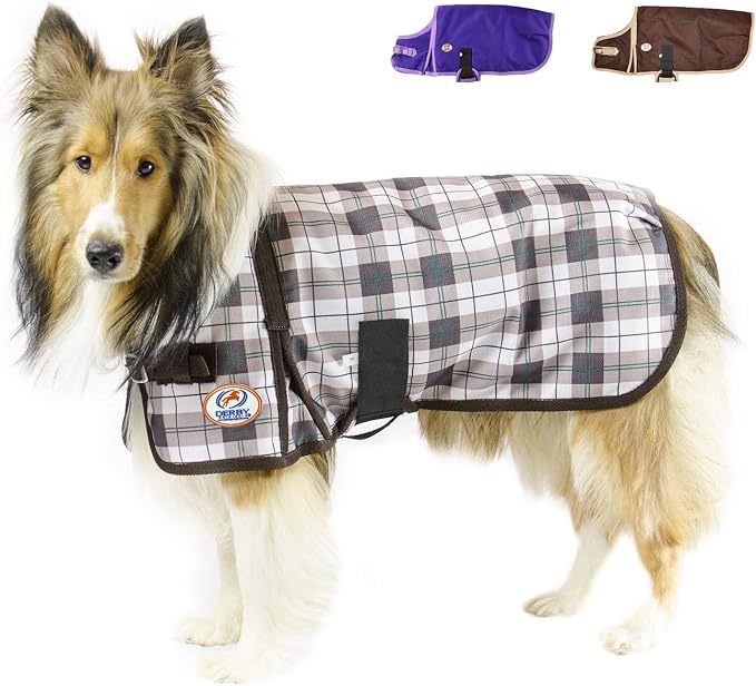 Derby Originals Ruff Pup 1200D Ripstop Waterproof Winter Dog Coat 150g Medium Weight