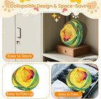 Petizer H-4-Way Collapsible Cat Tunnels for Kittens Indoor Entertainment, Washable Cute Cat Tube Toys with Interactive Playing Balls,Tear-Resistant Pet Tube, Cats, Kitten, Kitty, Puppy, Rabbit