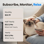 Waggle RV Pet Temperature Monitor - 4G Cellular, No WiFi Required - Real-Time App, SMS & Email Power Outage Alerts - Unlimited Notifications - Home, Car, RV & Vacation Safety - Subscription Required