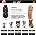 SCENEREAL Anti Slip Dog Socks to Prevent Licking Paws for Hardwood Floors | Double Sides Dog Shoes Boots & Paw Protectors for Hot/Cold Pavement, Dog Grippy Booties for Small Medium Large Senior Dogs