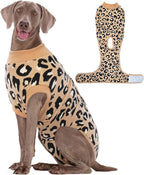 Kuoser Dog Recovery Suit After Surgery, Spay Neuter Surgical Suit for Dogs | Post Surgery Anti-Licking Dog Onesie Protects Wounds and Incisions, E-Collar & Cone Alternative Bodysuit for Female Male Dogs