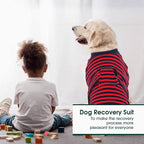 Kuoser Recovery Suit for Dogs Cats, Soft Dog Surgery Suit Female Male Spay | Professional Dog Onesie for Surgery, Substitute E-Collar & Cone, Prevent Licking Dog surgical suit Pet Neuter Suit