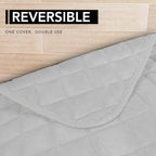 Easy-Going Sectional Couch Covers for Dogs L Shape Sofa Cover Reversible Sofa Slipcover Chaise Lounge Cover Furniture Protector Cover for Pets Dog Cat (42 x 68 inches, Light Gray/Light Gray) | Soft Sofa Slipcover For Dogs, Fits Left/Right Chaise Lounge...