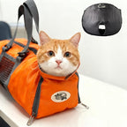 Cinf Cat Restraint Grooming Bag, Anti-Scratch Tool for Nail Trimming | Safe grooming restraint bag controls cat movement for bathing, nail trimming, injections and veterinary examinations