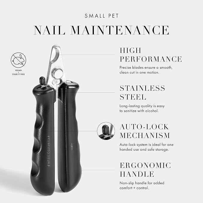Tweezerman Small Nail Clippers for Pets - Manual Professional Nail Trimmer