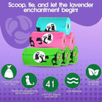 Pet N Pet Poop Bags for Dogs, 270 Count, Lavender Scented, Multi-Color