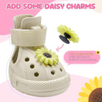Nasjac Dog Shoes for Hot Pavement - Breathable Dog Sandals with Non Slip Soles & Reflective Straps, Easy ON & Off, Easy-Clean Summer Outdoor Pet Boots for Small Medium Large Dogs, Beige, 6