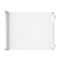 Retractable Baby Gate Perma Child Safety 33" Tall x 71” Wide, Mesh, for Stairs, Doorways, Dogs, Pets, Indoor, Outdoor, One-Handed Operation, Locking, Easy Install, Hardware Mount, White