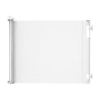 Retractable Baby Gate Perma Child Safety 33" Tall x 71” Wide, Mesh, for Stairs, Doorways, Dogs, Pets, Indoor, Outdoor, One-Handed Operation, Locking, Easy Install, Hardware Mount, White