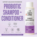 SKOUT'S HONOR Probiotic Dog Shampoo and Conditioner, 16 oz, 2-Pack | Natural 2-in-1 for Itchy Skin, Microbiome-Friendly with Avocado Oil & Omega-3s, Paraben & Sulfate-Free