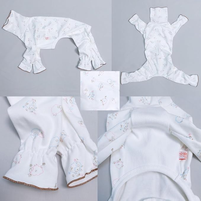 D Doggy Star Italian Greyhound Pajama Onesie Indoor Clothes Whippet for Dog Coat (XL,Pajama Onesie)