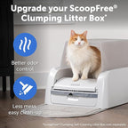 PetSafe ScoopFree Clumping Self-Cleaning Litter Box Hood and Accessory | Includes Front-Entry Privacy Hood, Anti-Tracking Litter Mat, and 25 Waste Bin Liners for Less Tracking and Mess