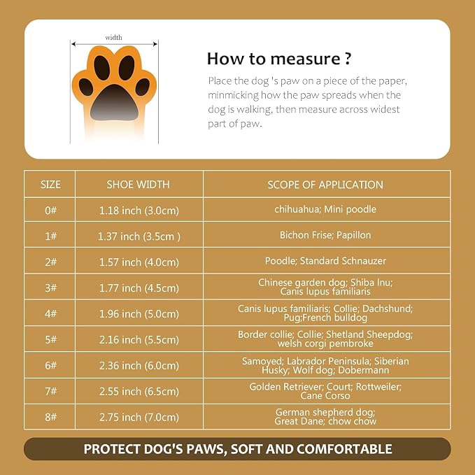 Dog Shoes for Large Dogs Anti-Slip Dog Boots & Paw Protectors for Hot Pavement Waterproof Small Medium Large Dog Booties for Rainy Day Summer Hiking Winter Snowy Day Dog Booties 4PCS