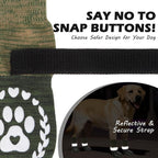 EXPAWLORER Dog Socks to Prevent Licking and Slipping, Summer Dog Shoes for Hot Pavement, Paw Protectors Boots for Hardwood Floors Anti-Slip, Dog Booties for Small Medium Large Senior Dogs, Green XL