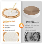 Cat Scratcher Toys Natural Sisal Pad Kitten Interactive Ball Track | Cat Toys Spring Ball Turntable Indoor Entertainment Chasing Hunting Protecting Furniture Sofa Mental Physical Exercise