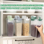 TBMax Cat Dog Food Storage Container 5 to 7 lbs, Secondary Pet Food Storage Container Beyond a Large Dog Food Bin for Daily Use, Easy-Pouring Bird Seed Dispenser, Travel Kibble Holder -Bottle Green