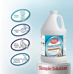 Simple Solution Hard Floor Stain & Odor Remover, Pet Stain Cleaner, Gallon | Dog Stain & Odor Remover, Pet Urine Enzyme Cleaner, Dog Urine Hardwood Cleaner, Pet Odor Eliminator, Hard Floor Stain Remover