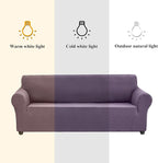 Joccun Stretch Chair Couch Cover,1-Piece Sofa Slipcover Spandex Jacquard Fabric Sofa Covers with Elastic Bottom,Washable Furniture Protector for Dogs,Cats,Kids(Armchair,Grapeade)