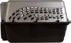 Petmate Dog Crates for Small Dogs & Cat Carriers, Two-Door Plastic Pet Kennel, Top & Front Loading, Made in USA, 24" For Pets Up To 15 lb, Pearl Tan | Plastic pet kennel made in USA, for small pups and kittens, dual entry design, great for travel and v...