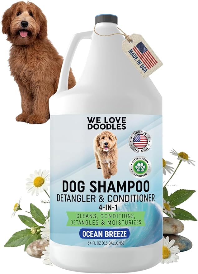 Dog Shampoo Half Gallon, Cleans, Conditions & Detangles, Ocean Breeze, 64OZ