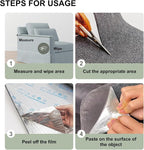 Cat Scratch Couch Furniture Protector Pad from Cat Claws, Grey, 39.3x15.8In | Heavy-Duty Cat Scratch Deterrent for Furniture, DIY Climbing Cat Scratcher for Sofa Corners, Walls, Doors-with 10 Pins