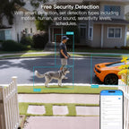 VIMTAG 5G/2.4G 4MP Cameras for Home Security-Outdoor/Indoor Camera for Dog/Cat/Pet/Nanny/Baby, Wired, Color Night Vision, Free AI Detection, 2-Way Audio, 24/7 SD Recording,Support Alexa Cloud SD Card