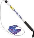 Squishy Face Studio Flirt Pole V2 with Lure - Durable Dog Toy for Fun Obedience Training & Exercise Jr. - 24 inch
