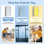 Upgraded 25 Replacement Filter, Compatible with 25 S1/W1/B1 Air Purifier,4 in 1 Stage with Pre-filter,High-Efficiency Core Layer,and Activated Carbon,4-Pack