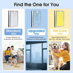 25 Replacement Filter Compatible with MA Series Air Purifier 25 S1/W1/B1,3 in 1 Stage with Pre-filter,High-Efficiency Core Layer,and Activated Carbon,4-Pack