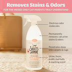 SKOUT'S HONOR Cat Urine and Odor Destroyer, 35 oz | Professional-Strength Cat Urine Odor Eliminator for Indoors, Carpets and Upholstery, Plant-Powered
