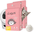 Lady N Cat Attract Tofu Cat Litter, Calming, Compatible with Auto-Box 18lb | Natural Pheromone Attractant Formula, Litter Box Training Aid, Ideal for Multi-Cat Homes, Mini-Pellet Shape
