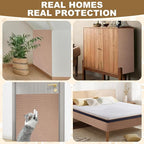 78.7"x15.8" Cat Scratching Mat Self Adhesive Furniture Protector Trim Fit | Stop Cat Scratching Furniture With Thick Felt Protector, Strong Adhesive, Easy Trim, Protects Couch Sofa Wall Instantly