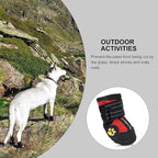 TRUE LOVE Dog Shoes Waterproof Anti-Slip Rain Boots with Reflective TLS3961