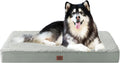 EHEYCIGA Orthopedic Dog Bed Extra Large with Removable Washable Cover,47x29 | Egg Crate Foam Support,Durable Oxford fabric,Non-Slip Bottom,Machine Washable,Soft Waterproof Plush Pet Bed Mat For Crate