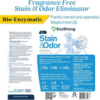 Eco Strong Pet Stain and Odor Remover - Cat Urine Enzyme Cleaner, Urine Destroyer for Dogs, Pet Urine Enzyme Cleaner [All New Fragrance Free] - 160oz Bundle