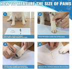 EXPAWLORER 6Pcs Anti Slip Dog Socks to Prevent Licking Paws, Dog Shoes for Hot Pavement, Double Sides Dog Boots & Paw Protectors Booties for Hardwood Floors with Grippers Small Medium Large Senior Dog