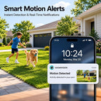 2K Indoor Outdoor Security Cameras for Home Security, Baby Monitor, 2Pack | 5G/2.4G WiFi Camera for Dog/Pet, Color Night Vision, 4X Zoom, 2-Way Audio, IP66, SD/Cloud, Plug-in