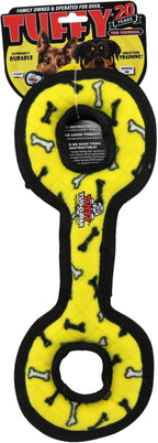 TUFFY® : 2 Pack TugOWar Dog Toy: Ultra Durable Plush Toy with Multiple Layers & Reinforced Seams, Washable and Floats, Original Construction