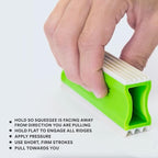 FurDozer Pet Hair Remover & Auto Detailing Tools - Cat & Dog Hair Remover for Carpets, Car Interiors, Couches, Bedding, & Pet Furniture (Green, X3 MINI - 3.5" Long)